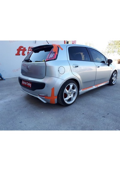 Punto Grande Spoiler---Fibersan Tuning