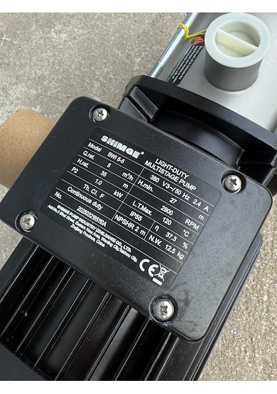 Shimge Bwı 5-5 Trifaze Santrifüj Su Pompası 1.35 Hp