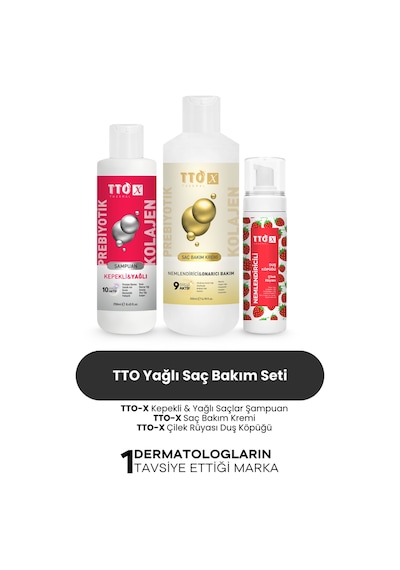 Tto Yağlı Saç Bakım Seti