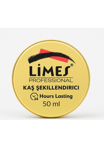 Limes Profesyonel Kaş Sabitleyici Ve Şekillendirici Wax 50 Ml + Fırça Uzun Süre Kalıcı Kaş Jeli Wax 0