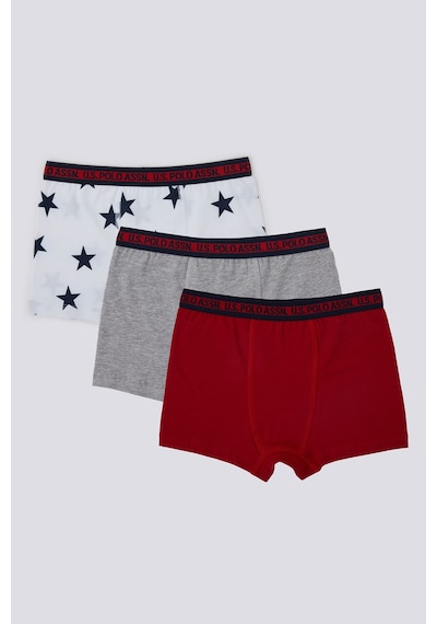 U.s. Polo Assn. Erkek Çocuk Beyaz Boxer Us1378-c-v1 Beyaz