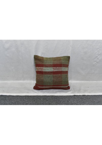 Zehra Abla Halı Yeni El Dokuma Dekoratif Kilim Kırlent Yastık Kılıfı 6062