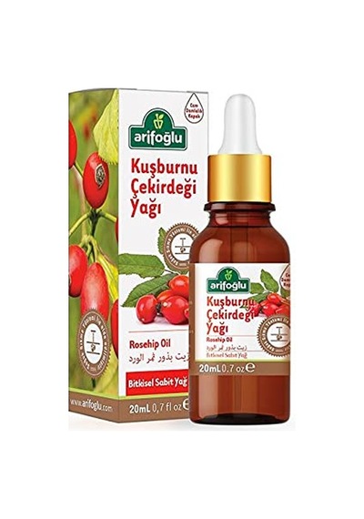 Arifoğlu Kuşburnu Çekirdeği Yağı 20ml - Soğuk Sıkım, Doğal Cilt Bakımı, Zengin Vitamin C Arifoğlu Rosehip Seed Oil 20ml - Cold Pressed, Natural Skincare, Rich İn Vitamin C