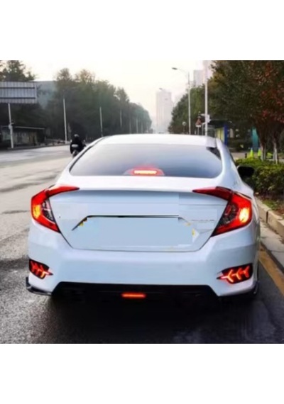 Honda Fc5 2015-2020 Arka Led Stop Ağaç Dizayn Smoke