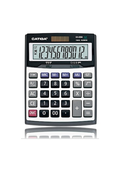Catiga CD-2592 Masaüstü 12 Hane Hesap Makinesi