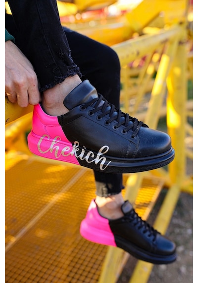 Ch254 Cst Pittura Erkek Ayakkabı 477 Sıyah / Pembe Chekıch Çok Renkli