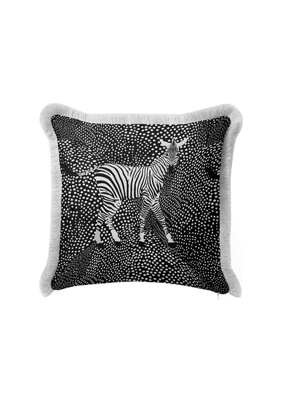 Safari Zebra Motifli Dekoratif Saçaklı Yastık Kılıfı - Gri Etnik Boho Siyah Püsküllü Kırlent Kılıfı Kadim Düş Nova Safari Zebra Motifli Dekoratif Saçaklı Yastık Kılıfı - Gri Etnik Boho Siyah Püsküllü Kırlent Kılıfı Kadim Düş Nova