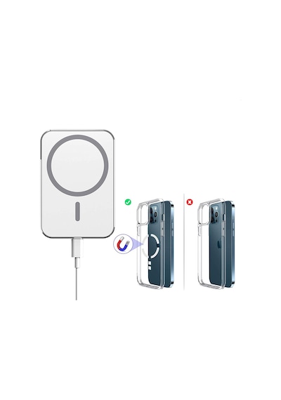 M 15W İphone Magsafe Kablosuz Şarj Oto Araç İçi Telefon Tutucu
