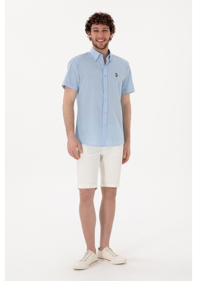 U.S. Polo Assn. U.s. Polo Assn. Erkek Gömlek 2083854 Açık Mavi