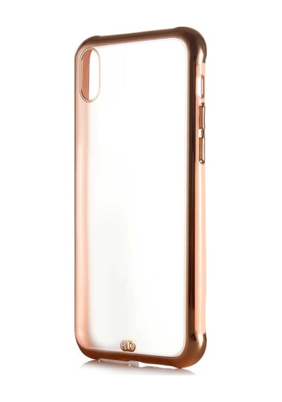 Apple Uyumlu iPhone XS Max 6.5 Kılıf Zore Voit Altın Renk Tasarımlı Kılı
