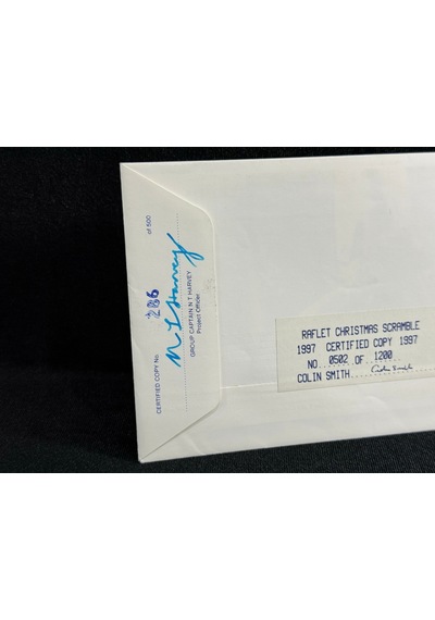 1988 İngiltere Kraliyet Hava Kuvvetleri 50. Yıldönümü. Duke Hamilton Islak İmzalı Limited Royal Air Force Raf