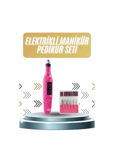 Protez Tırnak Ayak Nasır Ve Tırnak Mantar Makinesi Elektrikli 12v Tırnak Törpü Seti
