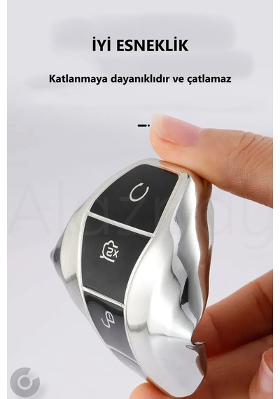 Byd Atto 3 Seal U Anahtar Parlak Tpu Anahtar Kılıfı Kırmızı- 1 Adet
