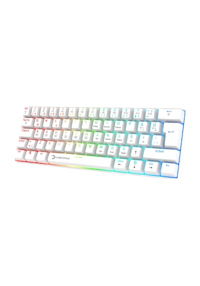 Gamepower Lyra Rgb 60m 62tuş Beyaz Mekanik Kablolu Red Switch Ckckgmp0017