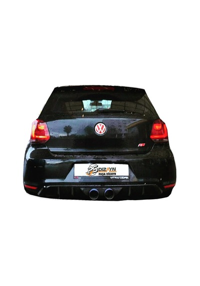 Volkswagen Polo (2010-2014) Gti R400 Arka Tampon Eki - Difüzör (p