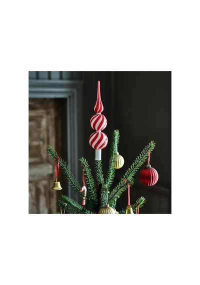 Ikea Vinterfint Noel Süsü Kırmızı-beyaz 28 Cm
