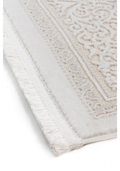 Badelya Home Krem Ekru 7101 Modern Doğal Taban Saçaklı Salon Koridor Mutfak Çocuk Oturma Odası Halı Yolluk 7101krem-ekru