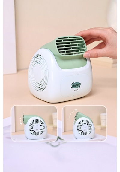 Fressi Jaf28 Taşınabilir Masaüstü Yeşil Usb Fan
