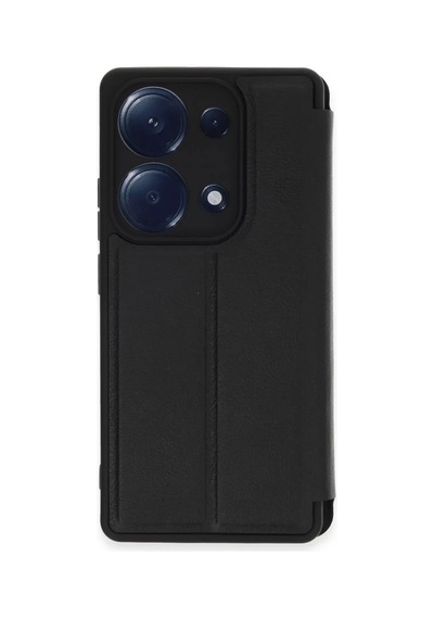 Xiaomi Redmi Note 13 Pro 4g Uyumlu Kılıf Flip Cover - Siyah
