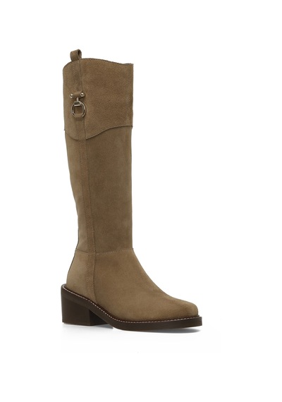 Nine West Nuıt 4pr Taba Kadın Topuklu Çizme 000000000101922763 Taba