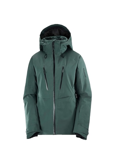 Salomon Salomon Brilliant Kadın Yeşil Kayak Ceketi 22889 Yeşil