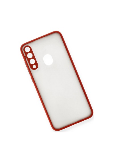 Newface Huawei Y6p Kılıf Montreal Silikon Kapak Semeglbl - 87 - Kırmızı