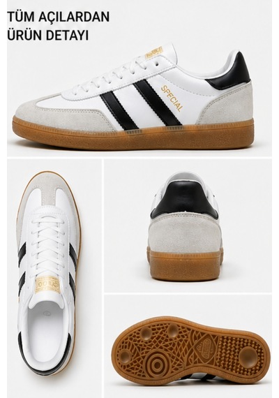 Timeless Classic Beyaz Siyah Premium Konfor & Zamansız Stil Günlük Unisex Sneaker Ayakkabı Beyaz - Taş Timeless Classic Beyaz Siyah Premium Konfor & Zamansız Stil Günlük Unisex Sneaker Ayakkabı Beyaz - Taş