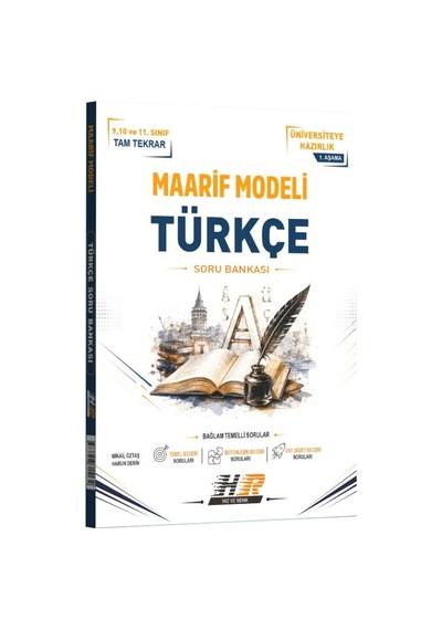 2027 Hız Ve Renk Yayınları Türkçe Maarif Modeli 1. Aşama Soru Bankası