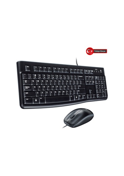 Logıtech Mk120, 920-002560, Usb Kablolu, Türkçe Q, Klavye Mouse Set
