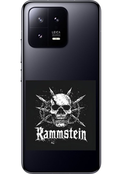 Xiaomi Mi 13 Uyumlu Şeffaf Kılıf Rammstein Tasarımlı
