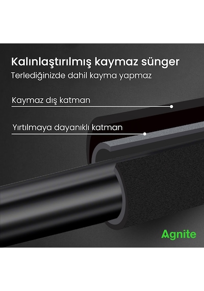 Agnıte Ayarlanabilir Kapı Barfiks Demiri 80-130 Cm Ev Tipi Fitness Kırmızı