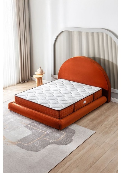 Good Night Legom Torba Yaylı Set Yatak Baza Başlık Tek Kişilik Yıkanabilir Ortopedik Kiremit