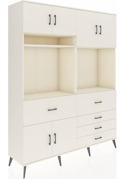 Hyperion Gardrop 7 Raflı 5 Çekmeceli 6 Kapaklı 176x44x221 Aytaşı-aytaşı Aytaşı