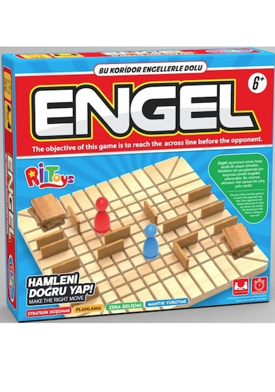 Koridor Engel Kutu Oyunu Ahşap - Strateji Ve Zeka Bir Arada