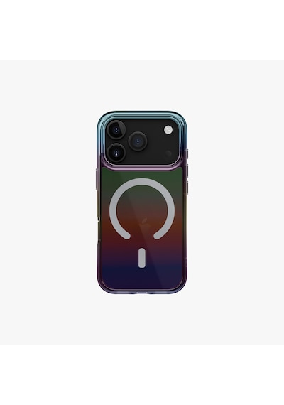 Apple Uyumlu iPhone 17 Pro Max Kapak Holografik Renk Değiştiren Koruyucu Kılıf Magclick Polikarbonat Malzeme Siyah Apple Uyumlu iPhone 17 Pro Max Kapak Holografik Renk Değiştiren Koruyucu Kılıf Magclick Polikarbonat Malzeme Siyah