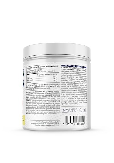 Bcaa 4:1:1 Blackberry Lemonade/ 300g 30 Servis Aromalı