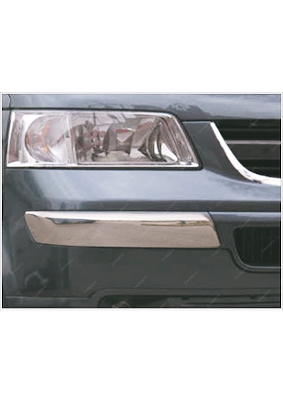 Vw T5 Transporter Krom Tampon Kaşı 2 Parça 2003-2010 Paslanmaz...