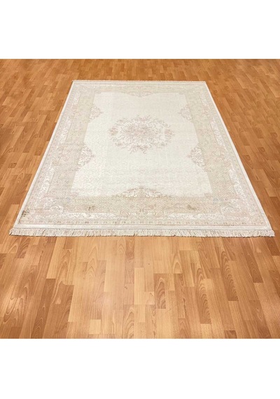 Nergis 200 X 300 İpek Halı Bej