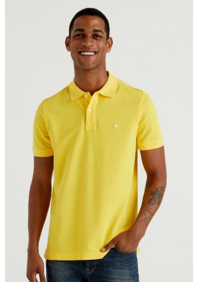 United Colors Of Benetton Erkek Polo T Shirt 3089j3179 Sarı