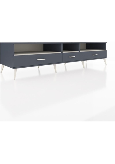 Kronos Tv Ünitesi 3 Raflı 3 Çekmeceli 220x59x51 Antrasit-aytaşı/antrasit Aytası/antrasıt - Antrasıt Kronos Tv Ünitesi 3 Raflı 3 Çekmeceli 220x59x51 Antrasit-aytaşı/antrasit Aytası/antrasıt - Antrasıt