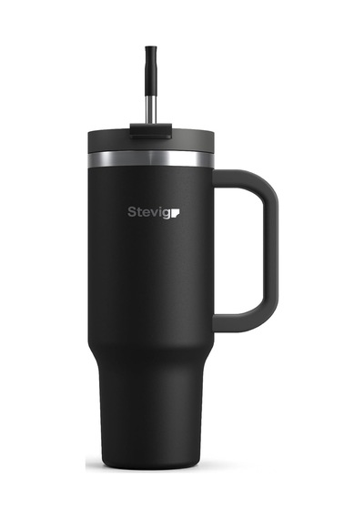 2 Moods Tuck-in Tumbler Sızdırmaz Çelik Termos 900 Mililitre Black St-236 Diğer