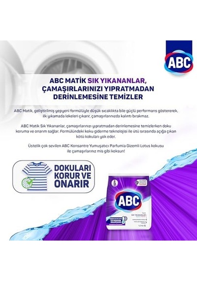 Deterjan Matik Sık Yıkayanlar 1,5 Kg