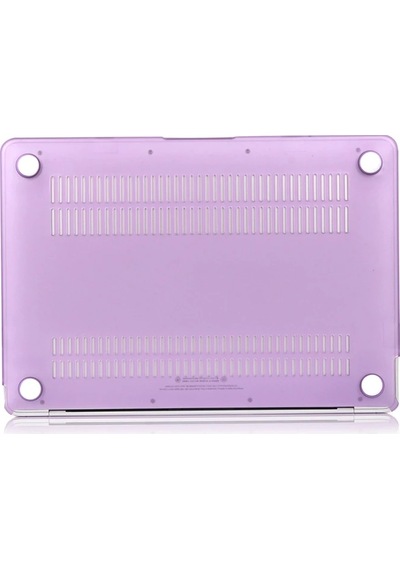 Macbook Uyumlu Pro 13 2020 A2251 A2289 Kristal Kapak Koruma Kılıf-a1706-a1708-a1989-a2159 Kılıf- 5775 Mor