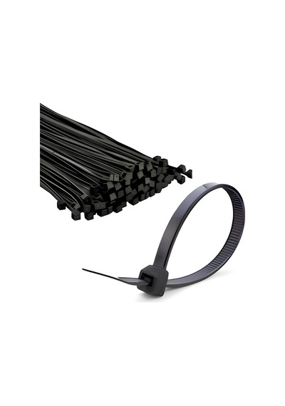 Siyah Kablo Bağı 8x450