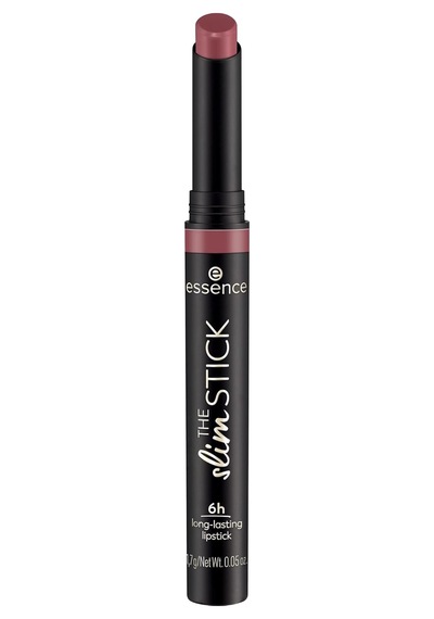 Essence The Slim Stick, Ruj, No. 105, Mor, Uzun Ömürlü, Besleyici, Ekspres Sonuç, Yoğun Renkli, Mat, Vegan, Parfüm, , Paraben İçermez, Tekli Paket 1,7 G