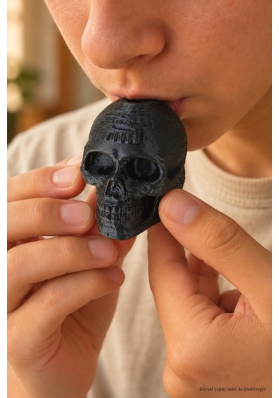 Aztek Mayan Ölüm Islığı Düdüğü Fonksiyonel - Aztec Death Whistle