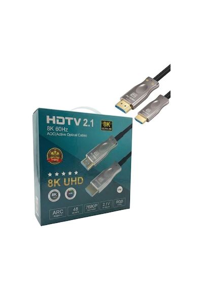 Fully 50metre 8k 60hz Arc Fiber Optik Hdmı Kablo 2.1v 7680x4320