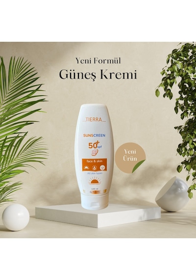 Tierra Yüz ve Vücut Güneş Kremi SPF50+ 100 ML