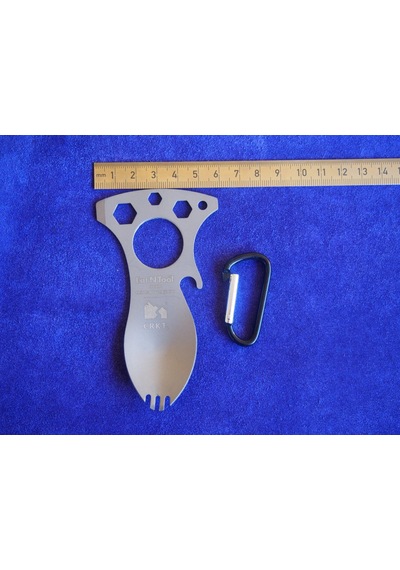Crkt 9100k Eat'n Tool Çatallı Kaşık Seti - Kampçı Çok Amaçlı Set Çok Renkli