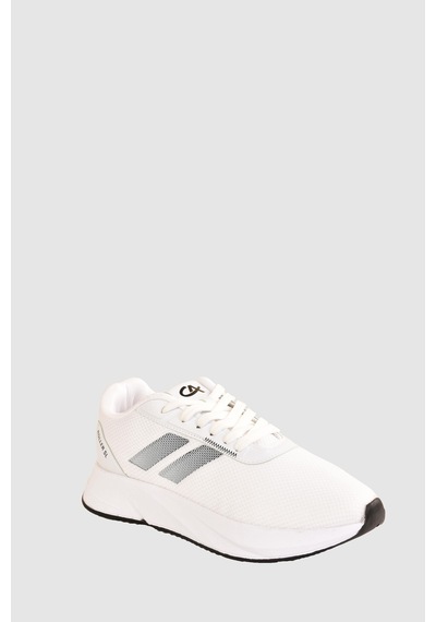 Erkek Günlük Kullanıma Uygun Koşu Spor Ayakkabı Sneaker Beyaz